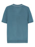 Wave fine-knit polo shirt